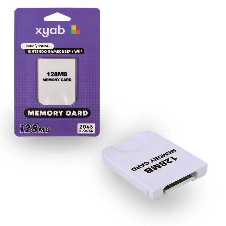 XYAB 128MB 2043 Blocks Memory Card For GameCube / Wii Gamecube