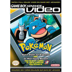 GBA Video Pokemon Beach Blank-Out Blastoise And Go West Young Meowth GameBoy Advance