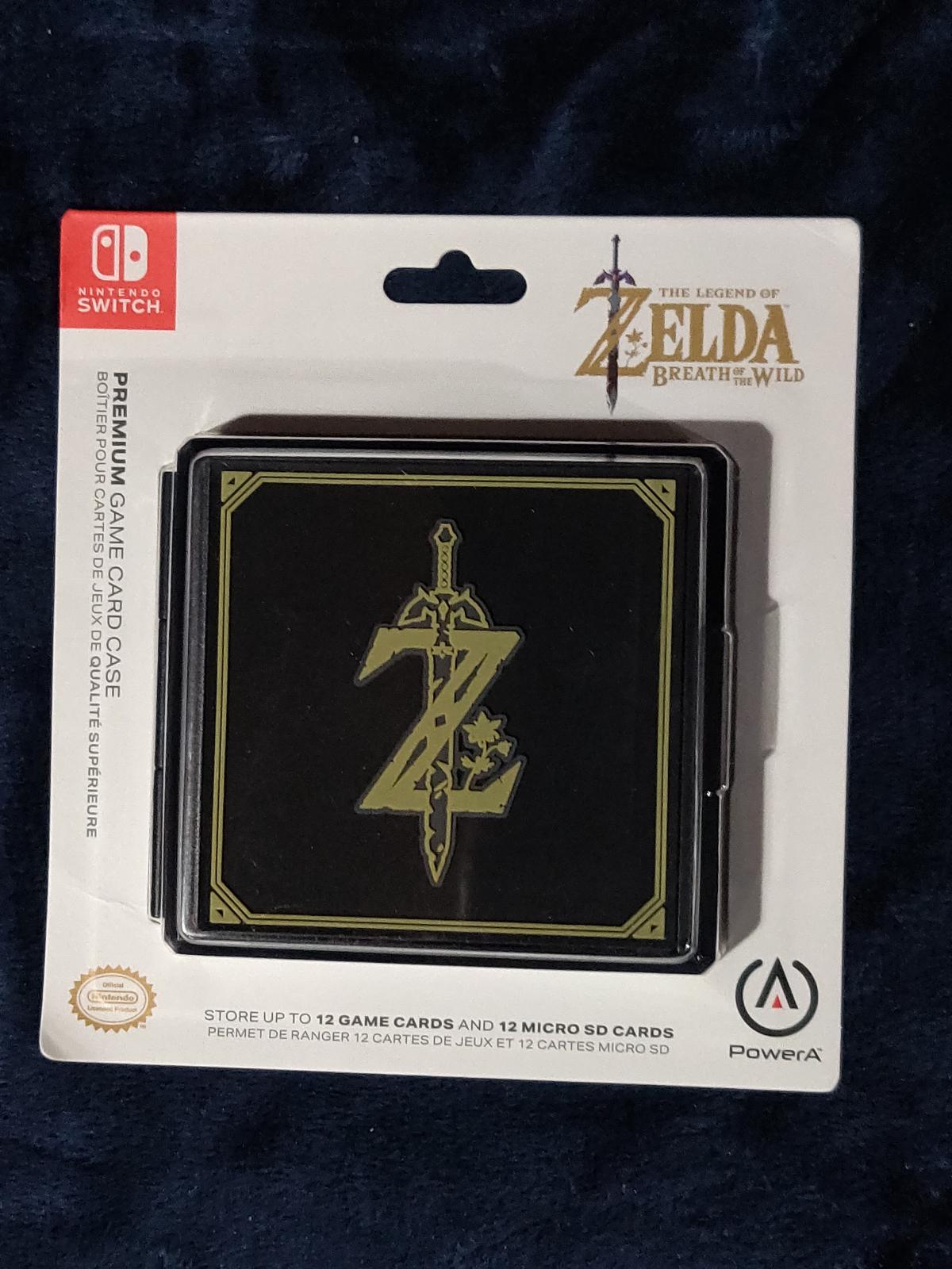 Zelda Breath of the Wild Premium Game Card Case Nintendo Switch