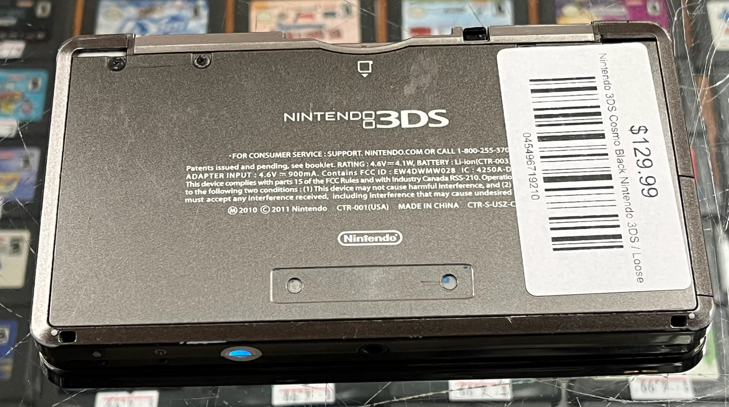 Nintendo 3DS Cosmo Black Nintendo 3DS