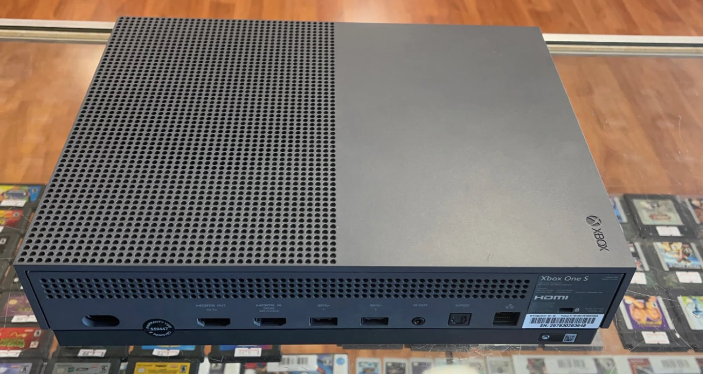 Storm Gray Microsoft Xbox One S 500 GB Console (Model 1681) Xbox One