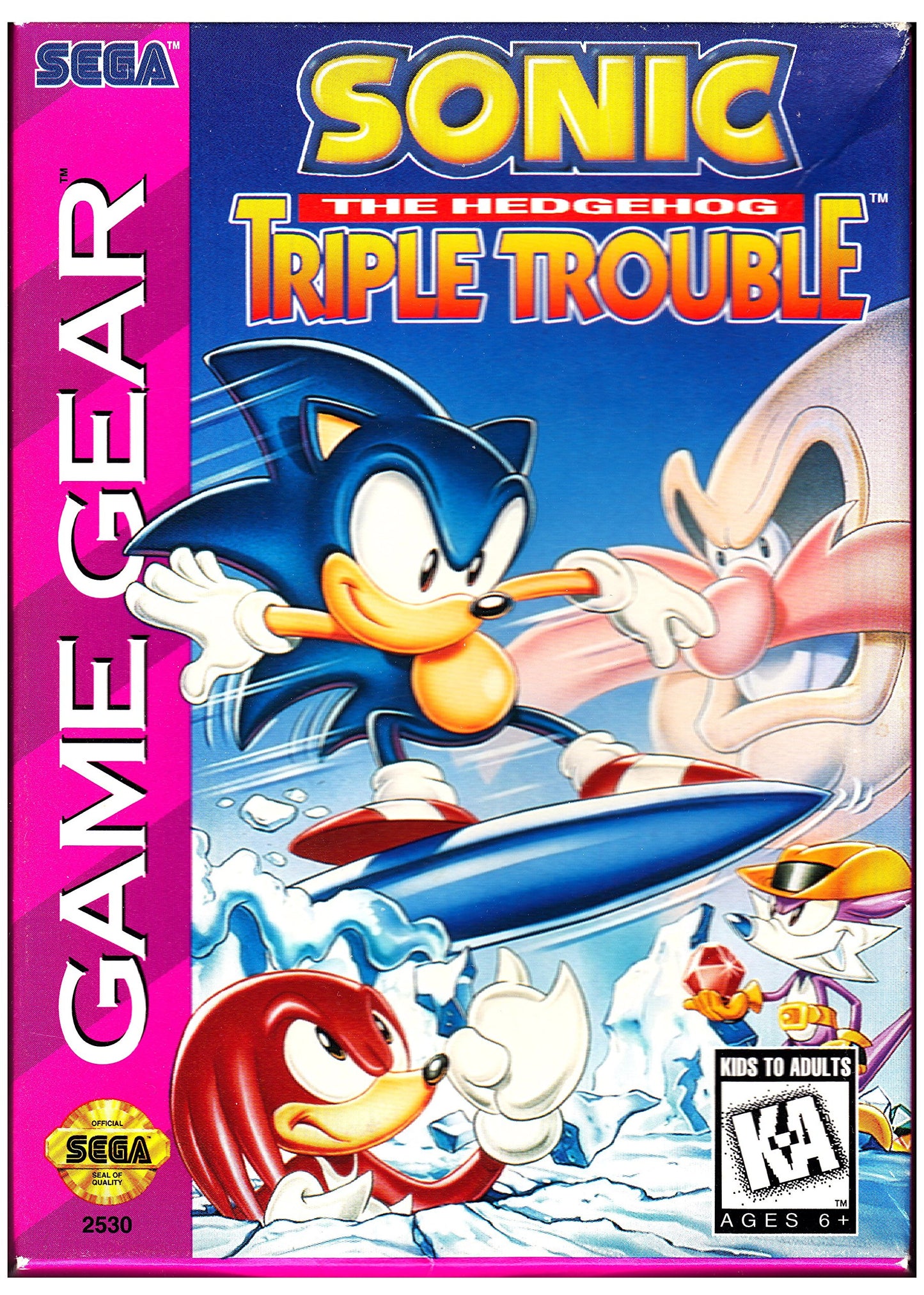 Sonic the Hedgehog: Triple Trouble Sega Game Gear