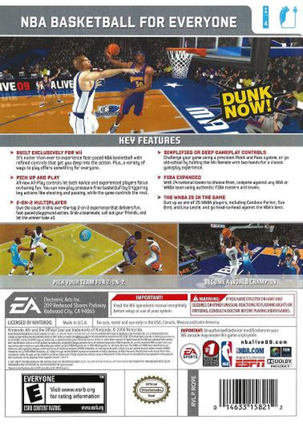 NBA Live 09 All-Play Wii