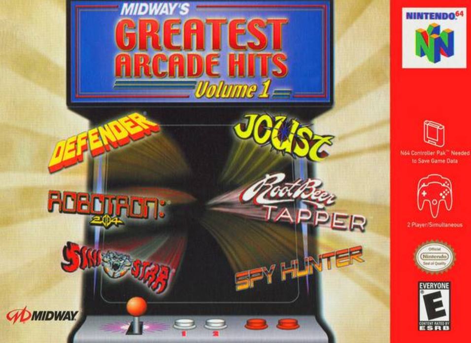 Midway's Greatest Arcade Hits Vol 1 Nintendo 64