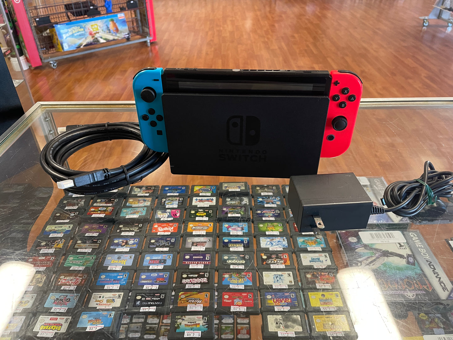 Nintendo Switch Console with Neon Blue & Red Joy Cons (HAC001) Switch