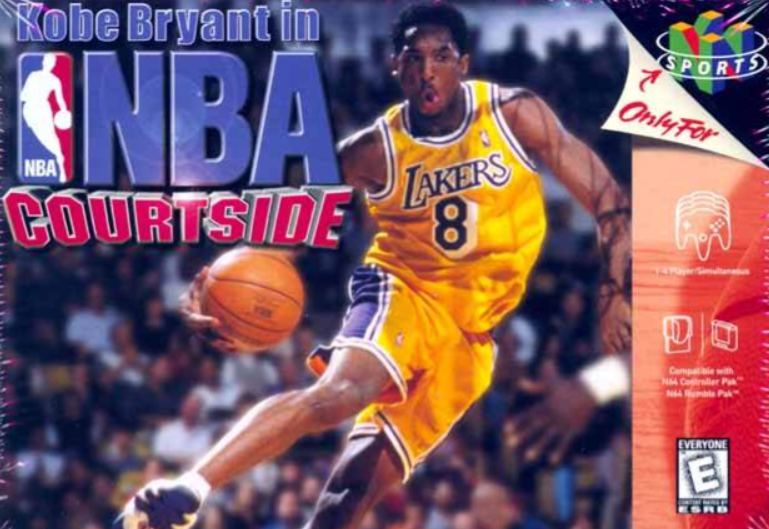 Kobe Bryant In NBA Courtside Nintendo 64