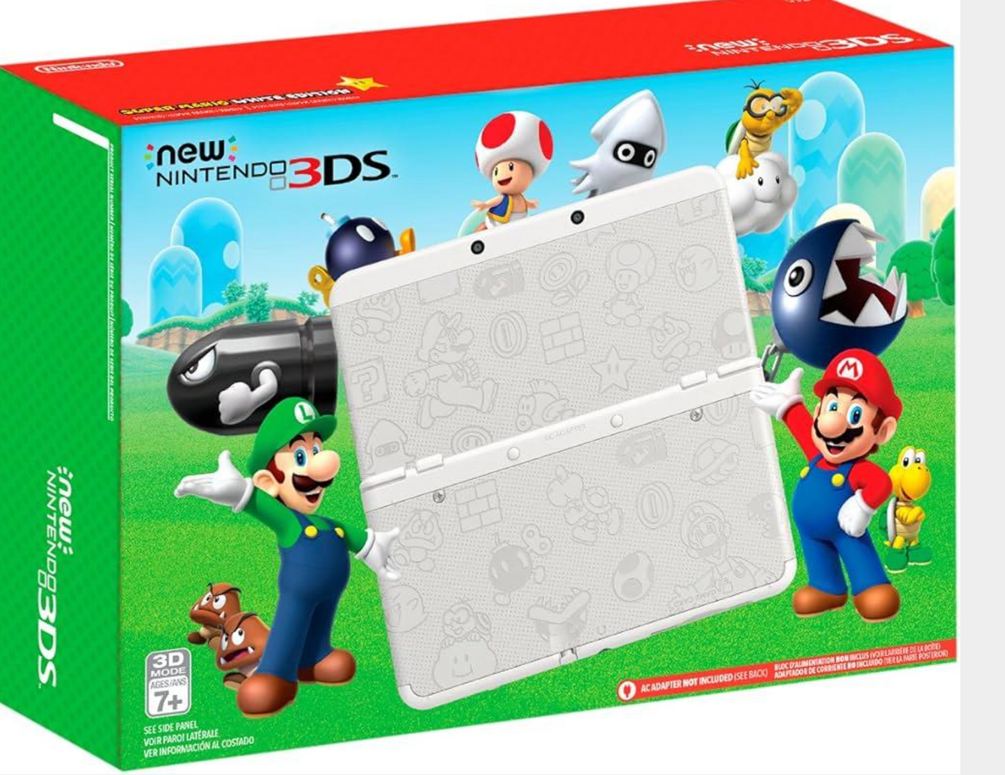 New Nintendo 3DS Super Mario White Edition Nintendo 3DS
