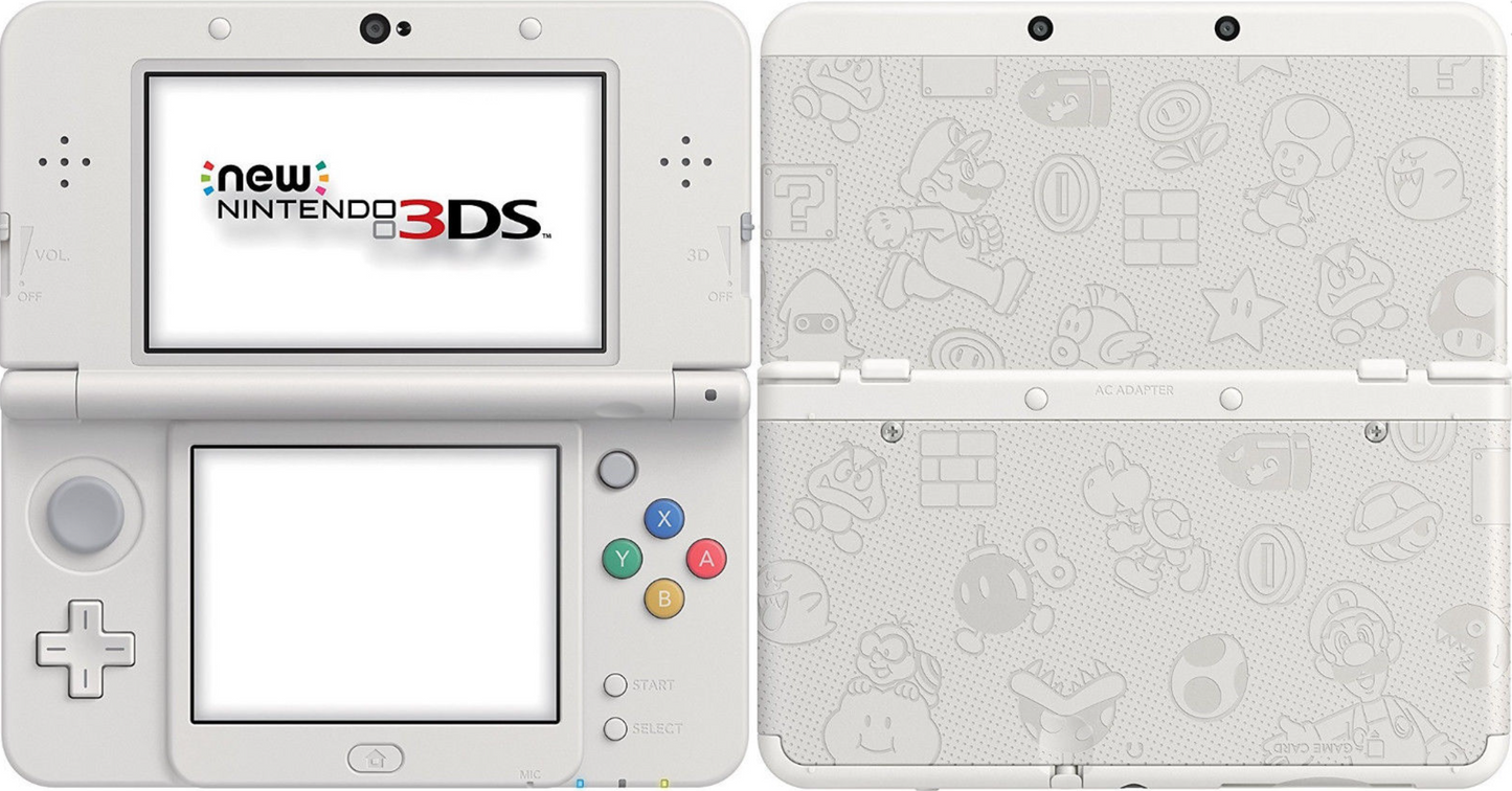 New Nintendo 3DS Super Mario White Edition Nintendo 3DS