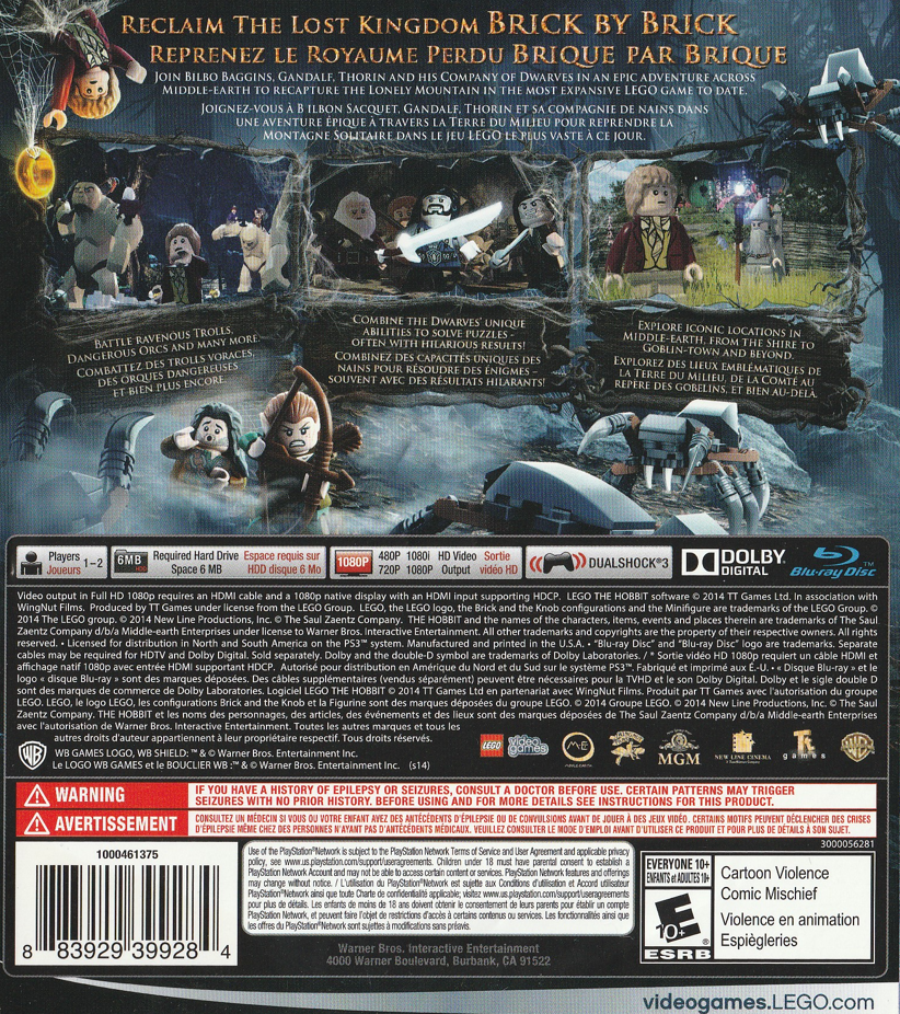 LEGO The Hobbit Playstation 3