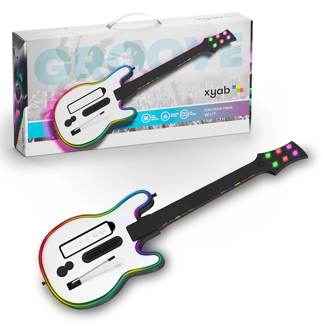 XYAB GROOVE Wireless Guitar Controller Nintendo Wii