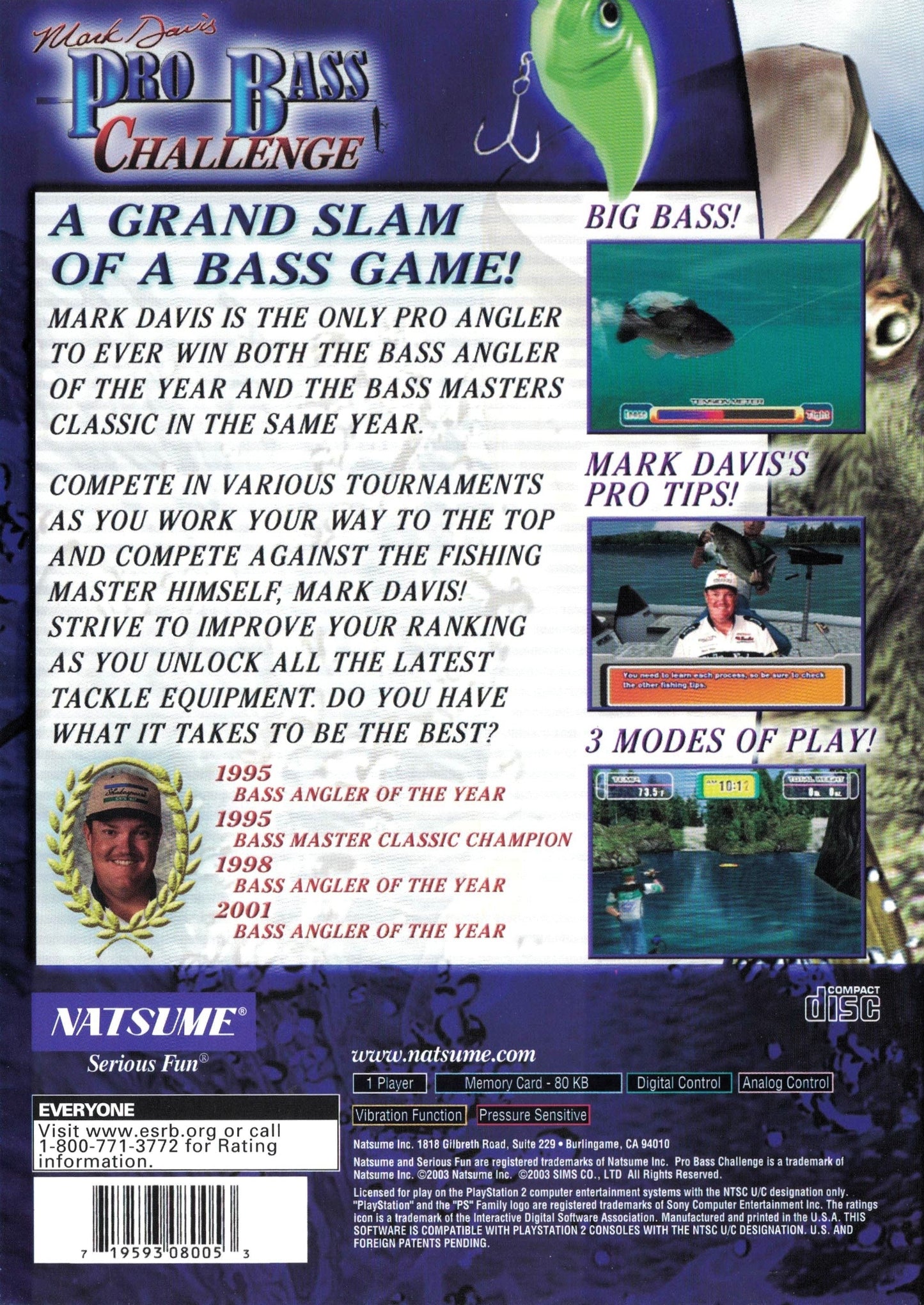 Mark Davis Pro Bass Challenge Playstation 2