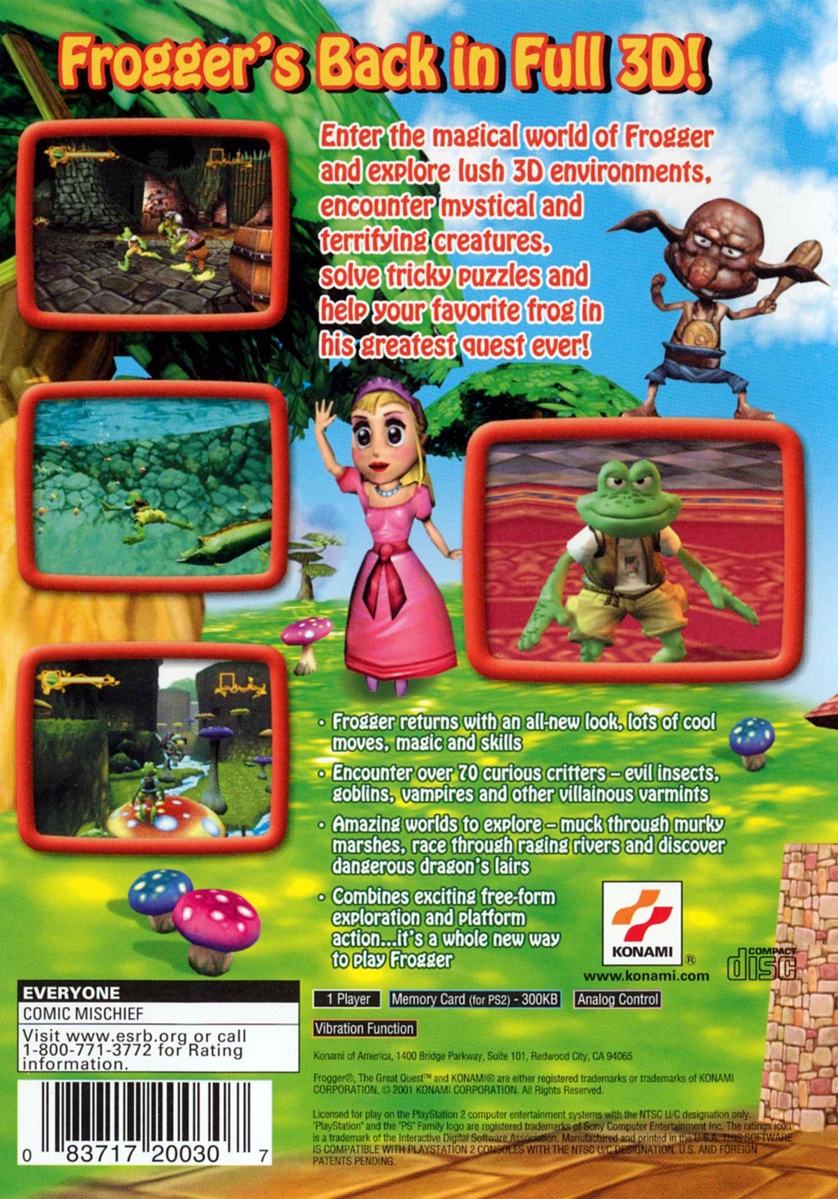 Frogger The Great Quest Playstation 2