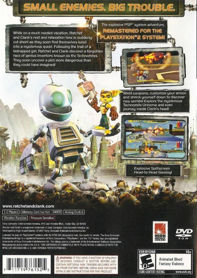 Ratchet & Clank Size Matters Playstation 2