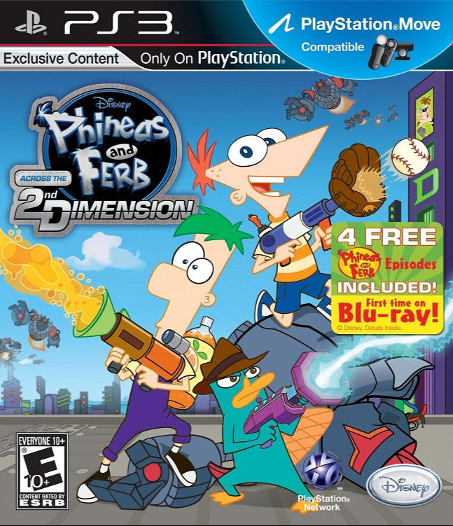 Phineas and Ferb: Across the 2nd Dimension Playstation 3