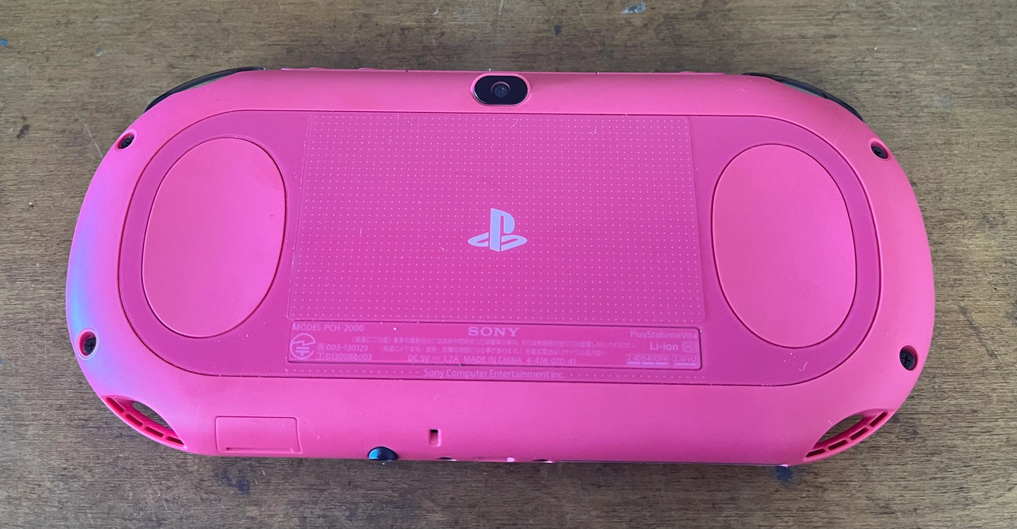 Pink Black SONY PlayStation PS Vita Slim console PCH-2000