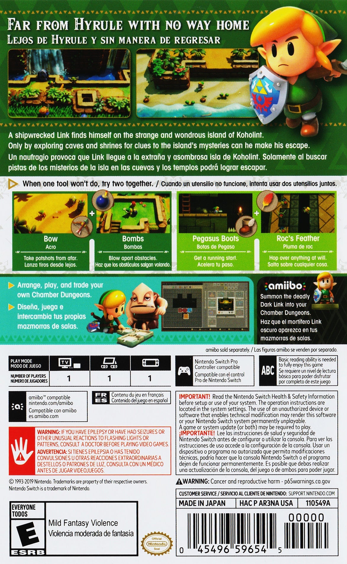 Zelda Link's Awakening Nintendo Switch