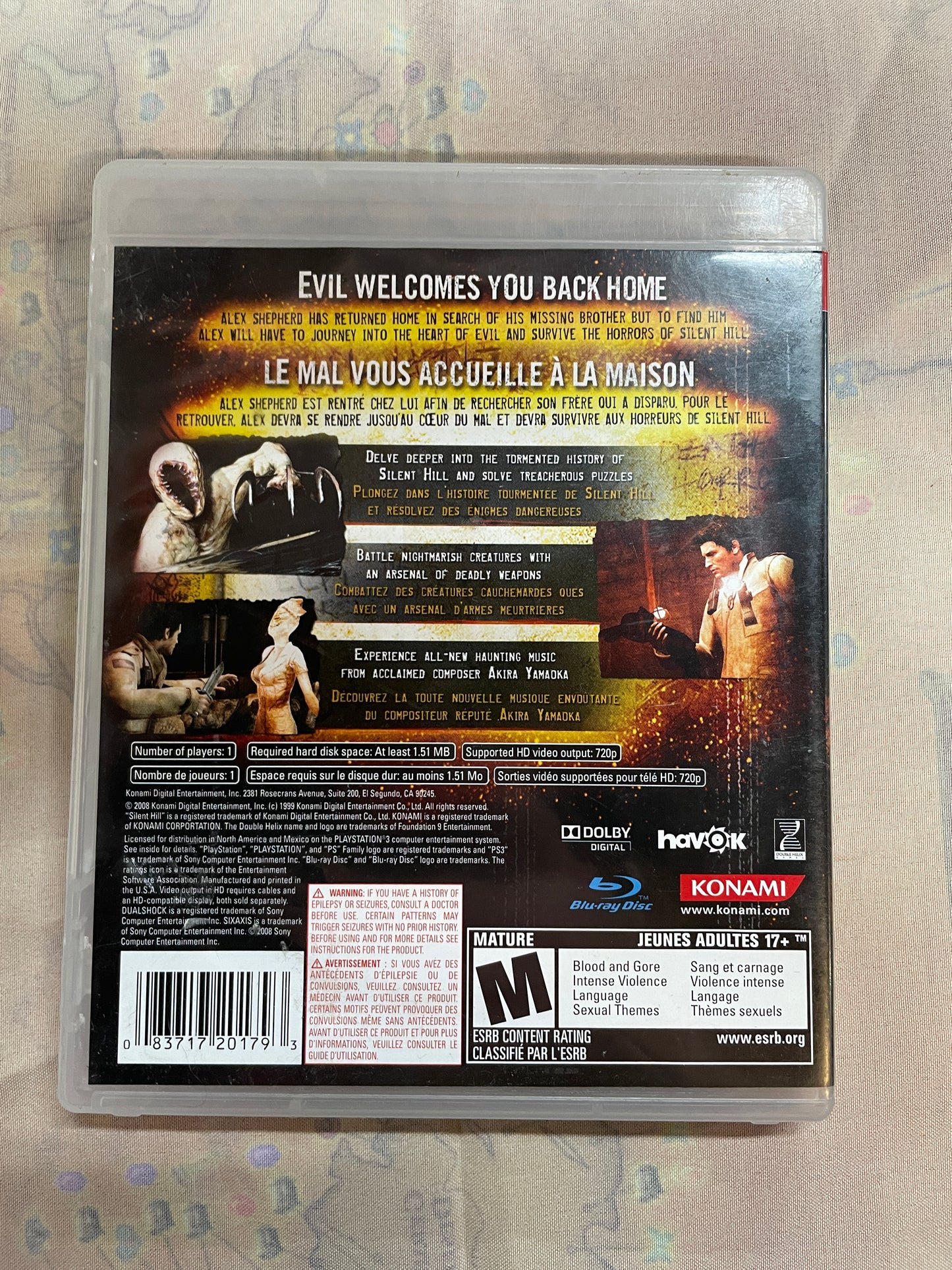 Silent Hill Homecoming Playstation 3