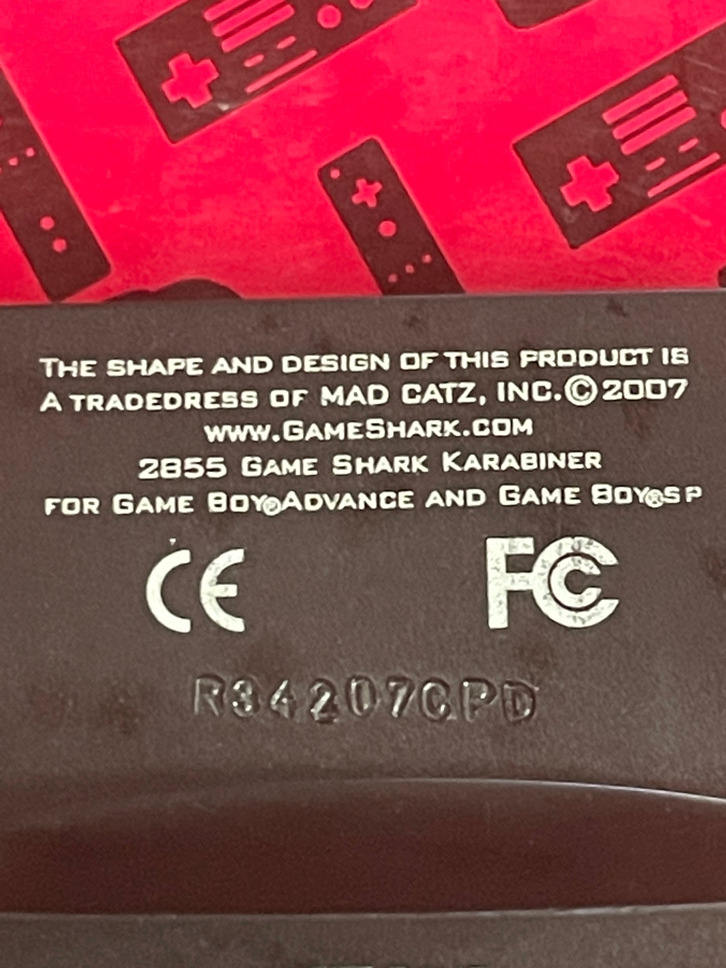 Black GameShark (2855) GameBoy Advance
