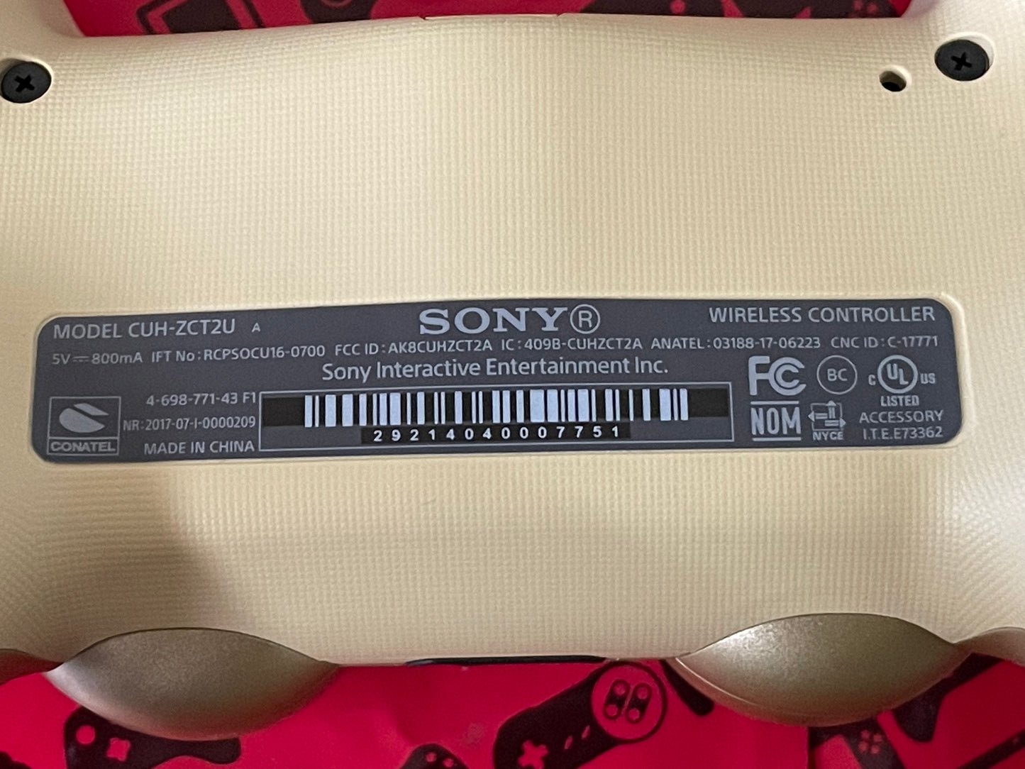 Gold PS4 Dualshock 4 Playstation 4