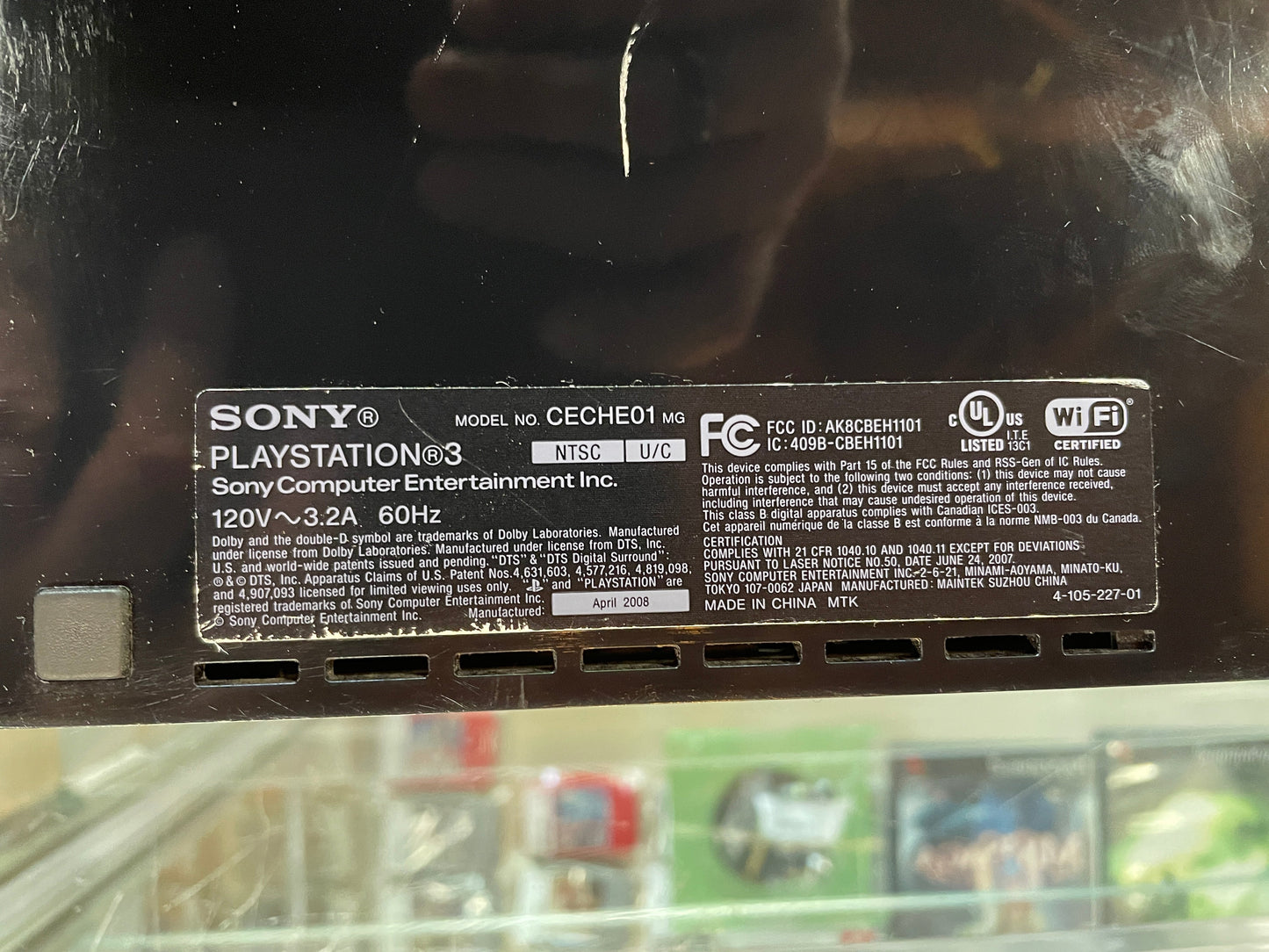 Sony PlayStation 3 (CECHE01) 80GB Backwards Compatible PS3
