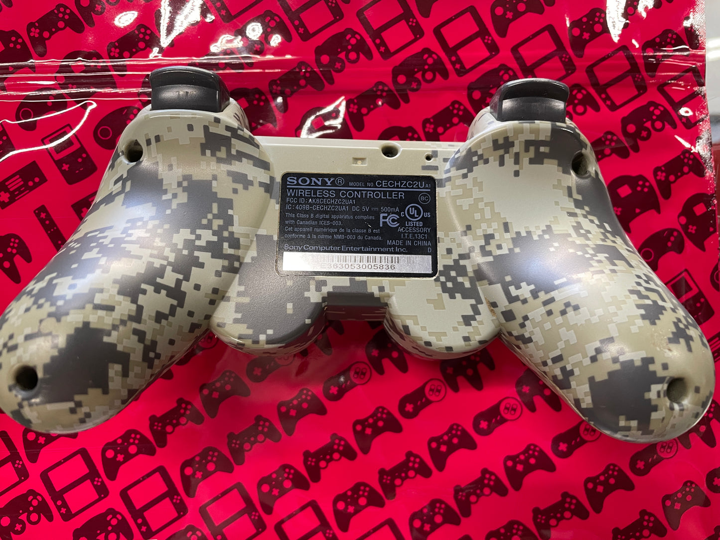 Urban Camo Sony Playstation 3 PS3 Sixaxis DualShock 3 Wireless Controller