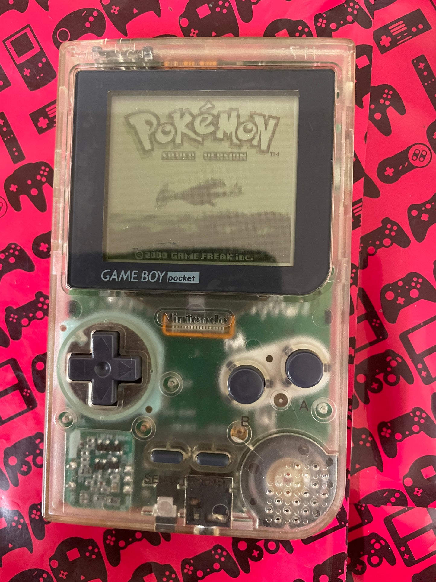 Clear Game Boy Pocket (MGB-001) GameBoy