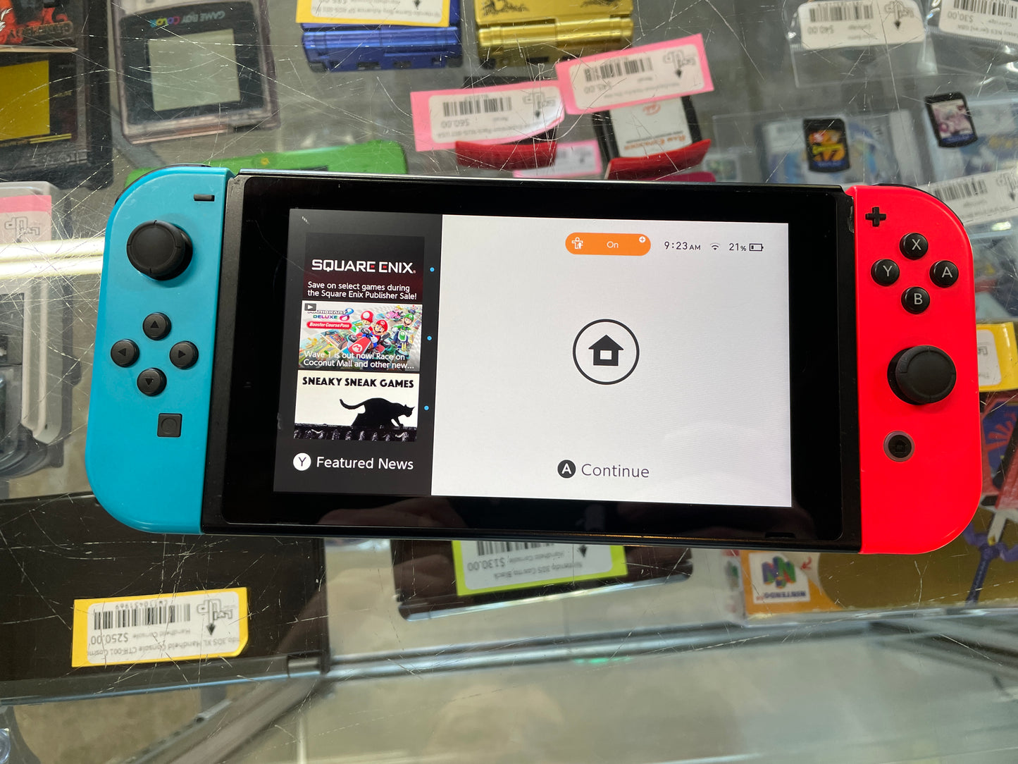 Nintendo Switch Console with Neon Blue & Red Joy Cons (HAC001) Switch