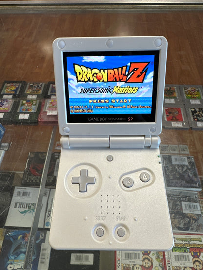 White Shell-Replaced IPS Modded Gameboy Advance SP