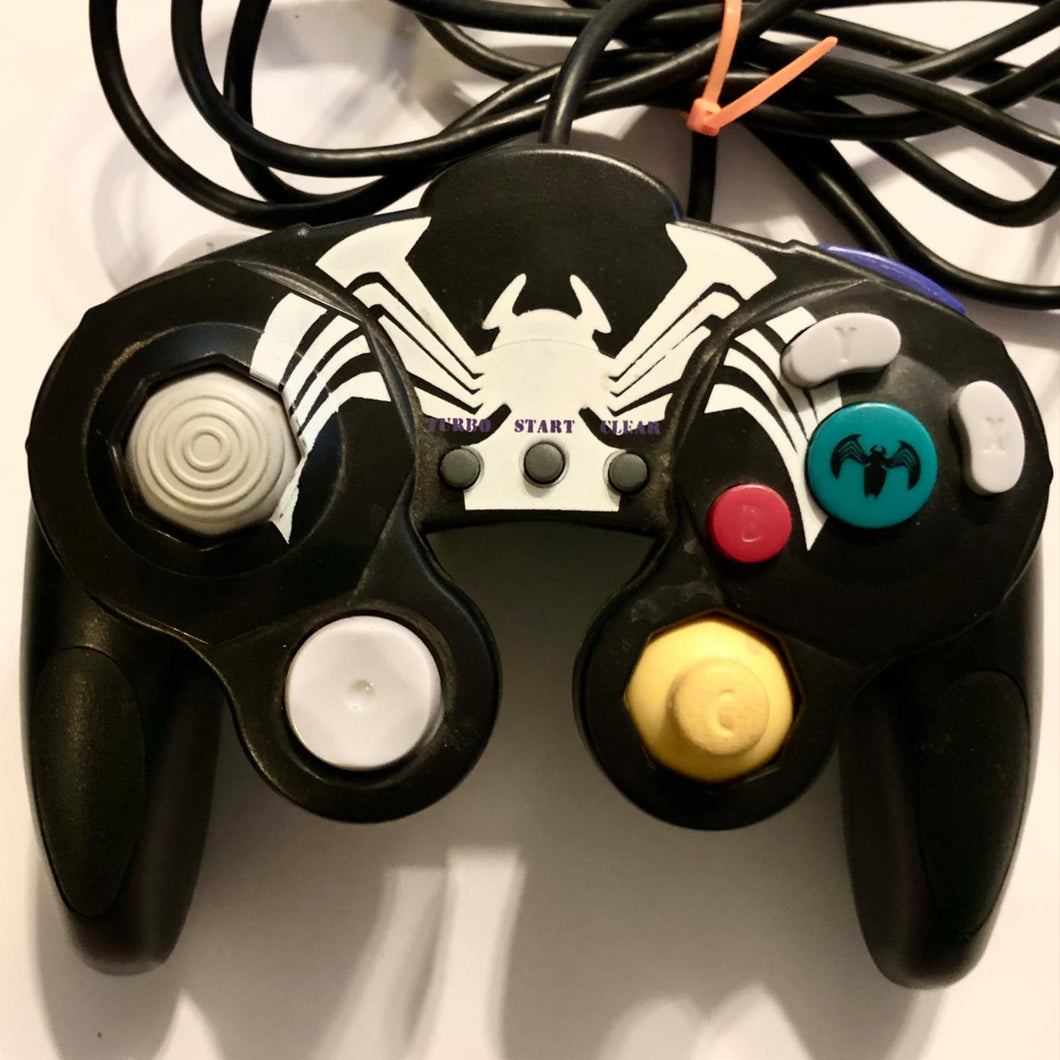 Naki Ultimate SpiderMan Venom Wired Controller Gamecube