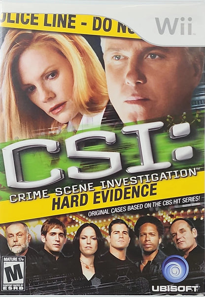 CSI Hard Evidence Wii
