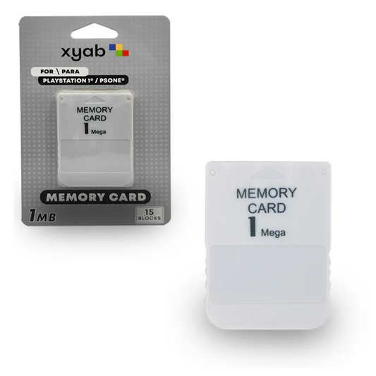 XYAB 1 MB 15 Blocks PS1 Memory Card Playsation