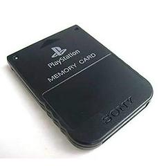 Black 1MB PS1 Memory Card (SCPH-1020) Playstation