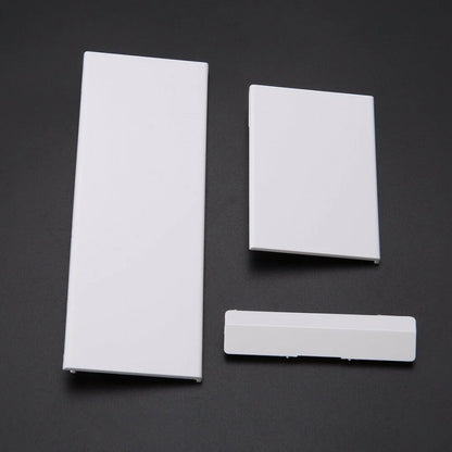White Plastic 3 piece door replacement for Nintendo Wii