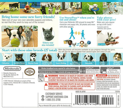 Nintendogs + Cats: French Bulldog & New Friends Nintendo 3DS
