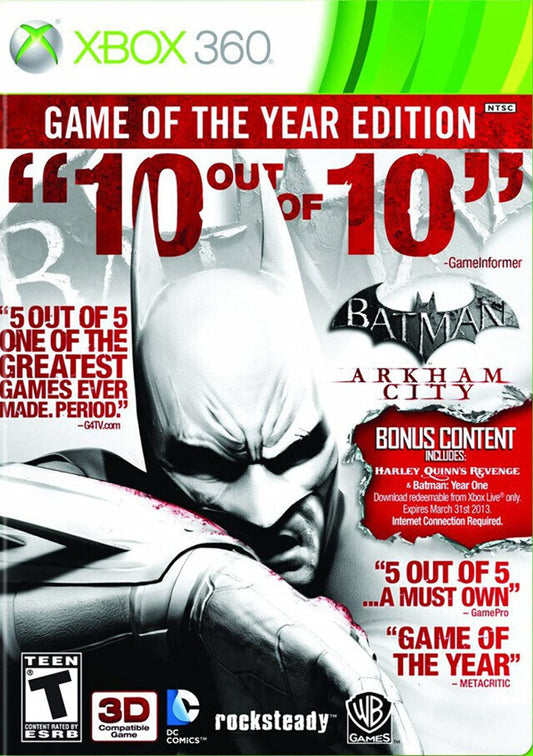 Batman: Arkham City [Game Of The Year] Xbox 360