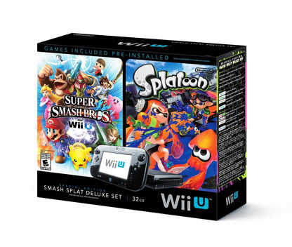 Wii U Console Deluxe: Super Smash Bros & Splatoon Edition Wii U