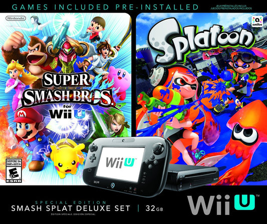 Wii U Console Deluxe: Super Smash Bros & Splatoon Edition Wii U