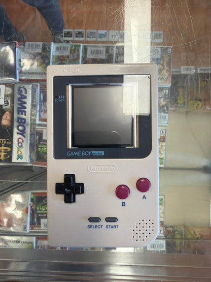 Gray Case Moded & IPS Screen Nintendo (MGB-001) Game Boy Pocket
