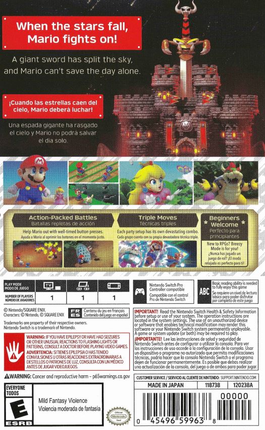 Super Mario RPG Nintendo Switch