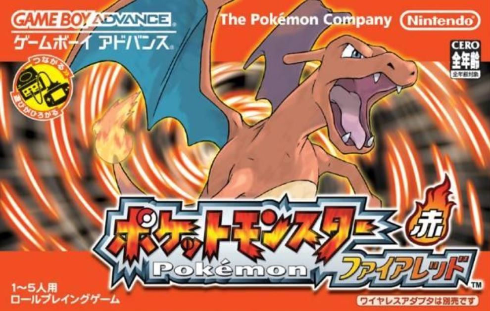 Pokemon FireRed JP GameBoy Advance