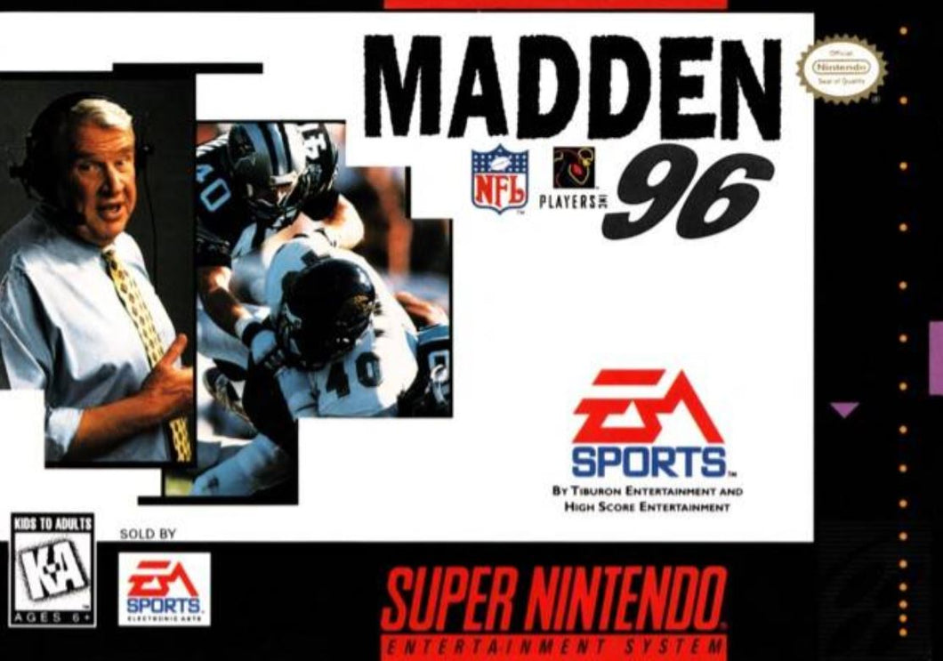 Madden 96 Super Nintendo