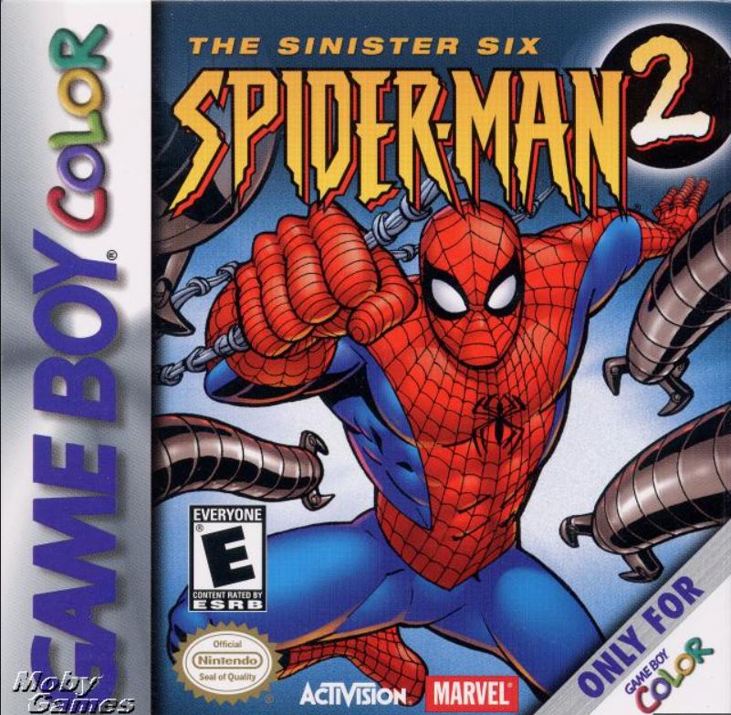 Spider Man 2 The Sinister Six GameBoy Color