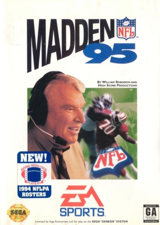 Madden NFL '95 Sega Genesis