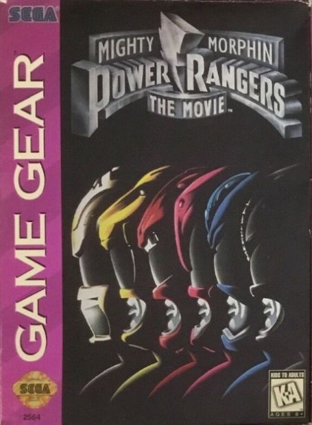 Mighty Morphin Power Rangers The Movie Sega Game Gear