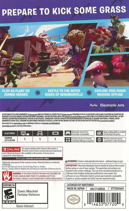 Plants vs. Zombies: Battle for Neighborville Complete Edition Nintendo Switch