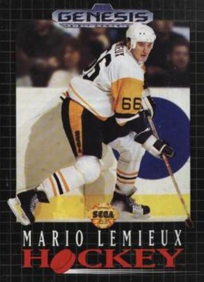 Mario Lemieux Hockey Sega Genesis