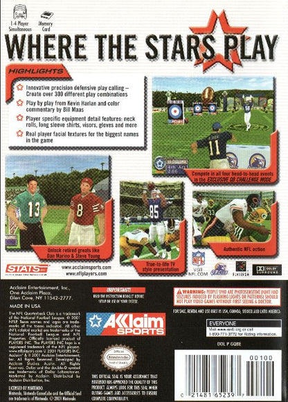 NFL QB Club 2002 Gamecube