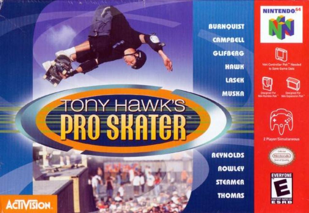 Tony Hawks Pro Skater Nintendo 64