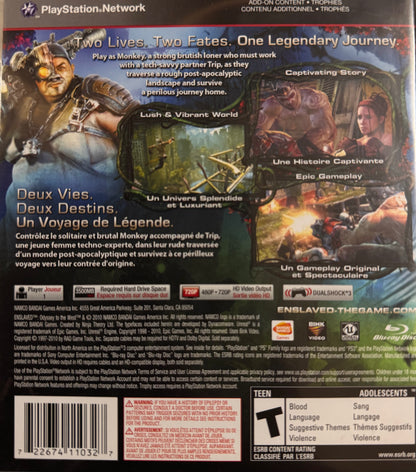 Enslaved: Odyssey To The West Playstation 3
