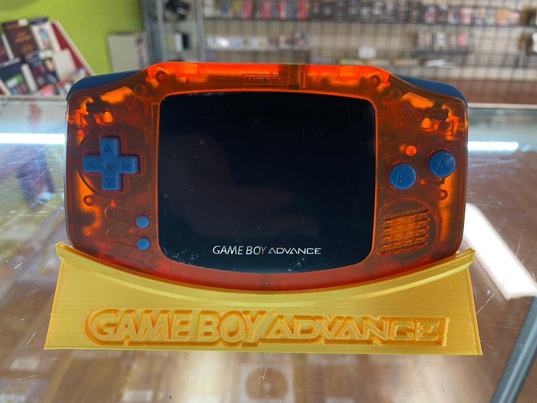 Orange and Blue IPS Modded Gameboy Advance System [AGB-001]
